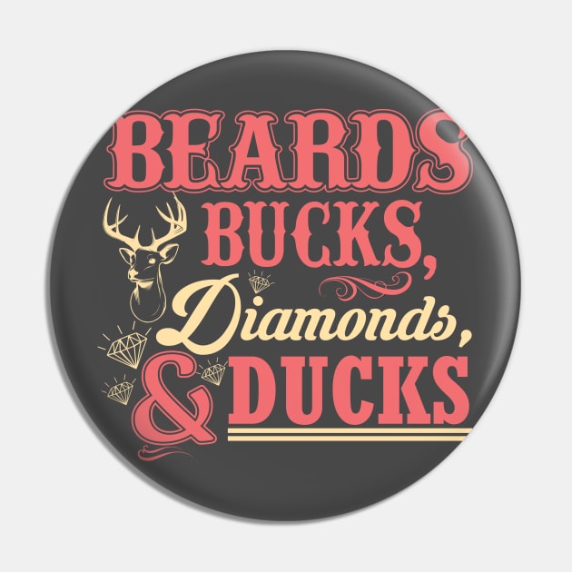 Beards Bucks Diamonds and Ducks Pin by joshp214