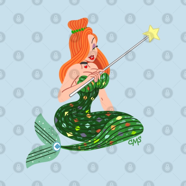 Mermaid Mascot by carmen_santaferrara_art 