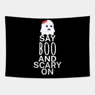 Say boo and scary on Tapestry