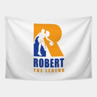 Robert Custom Player Basketball Your Name The Legend Tapestry