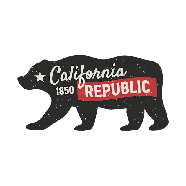 California Republic bear. by DenysHolovatiuk