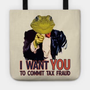 Tax Fraud Frog Wants You Tote