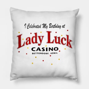 Vintage Lady Lucky Pillow