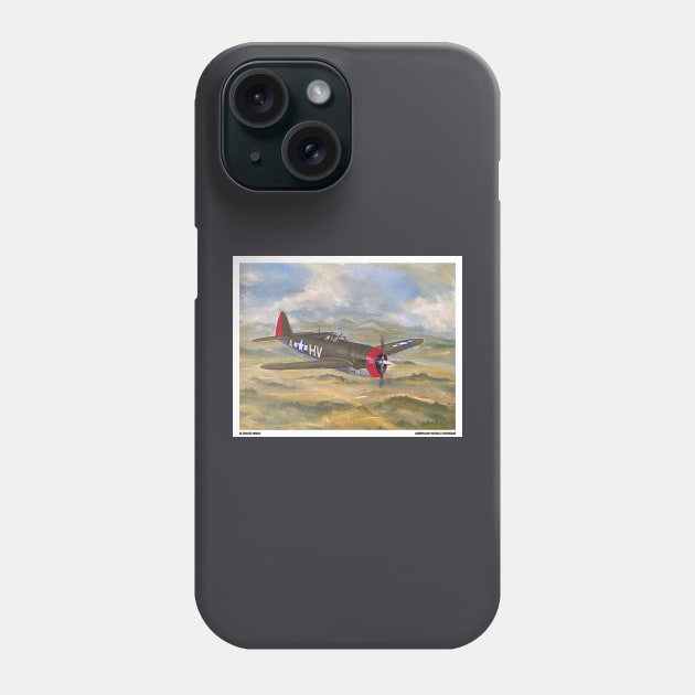 P47 WW2 Plane Phone Case by Airbrush World