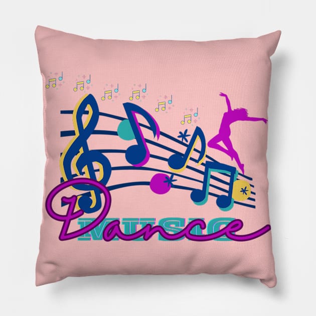 DANCE WHEN YOU GET THE CHANCE Pillow by Sharing Love