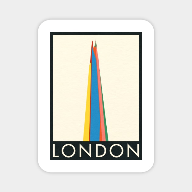 London The Shard Magnet by Rosi Feist