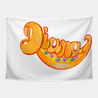 Dianna popular girls first name. Personalized personalised customised name Dianna Tapestry