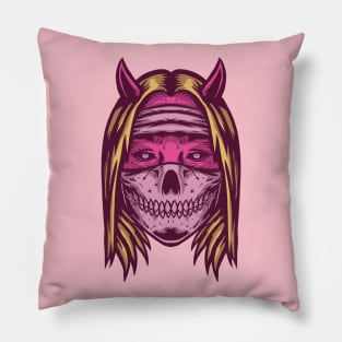 Evil girl Pillow