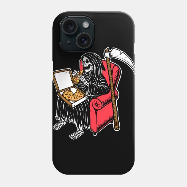 Death by Pizza Phone Case by machmigo