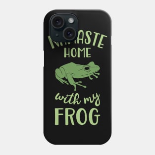 Namaste Home with my frog Phone Case
