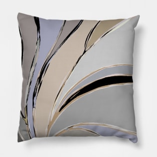 Flourishing Abstract Flora Pillow