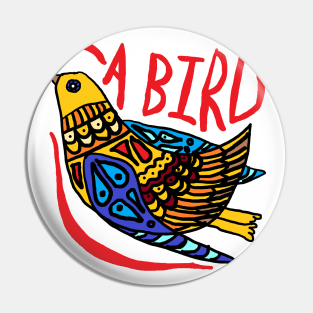 A gliding BIRD Pin
