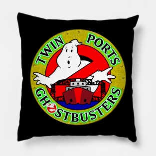 Twin Ports Ghostbusters Larger Logo Pillow