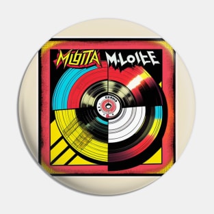 Mock Vinyl Album Cover Pin