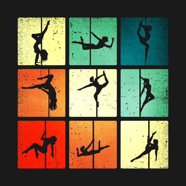 Vintage Pole Dance Silhouettes Gift by SinBle