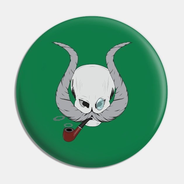 Sir Skull Pin by DonCorgi