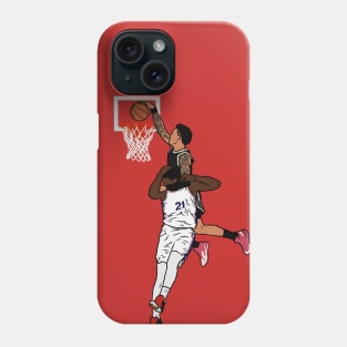 John Collins Dunk on Embiid Phone Case