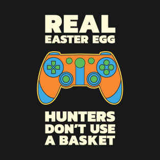 Funny Easter Video Game Easter Egg Hunters Controller T-Shirt