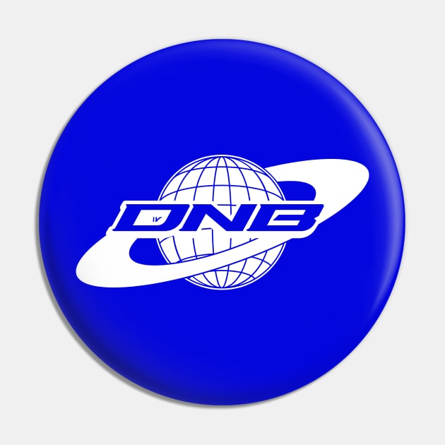 DNB Planet Pin by Drum And Bass Merch