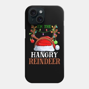 Im The Hangry Reindeer Christmas Funny Pajamas Funny Christmas Gift Phone Case