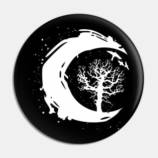 Witch Moon Tree and Birds Pin