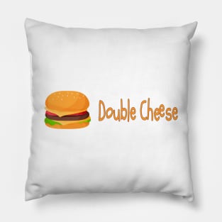 Double cheeseburger Pillow