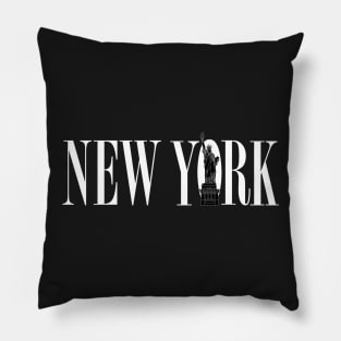 New York, USA Statue of Liberty Pillow