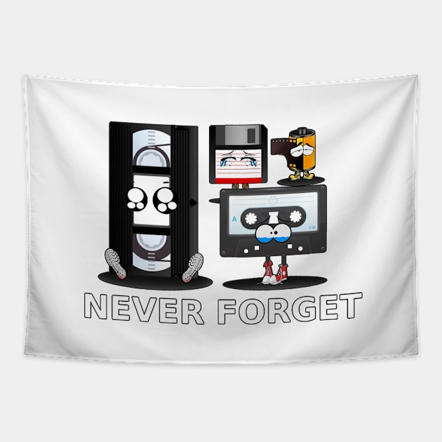 Never Forget Tapestry by Zefkiel