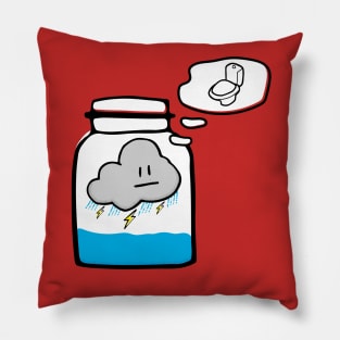 Cloud in a bottle Pillow