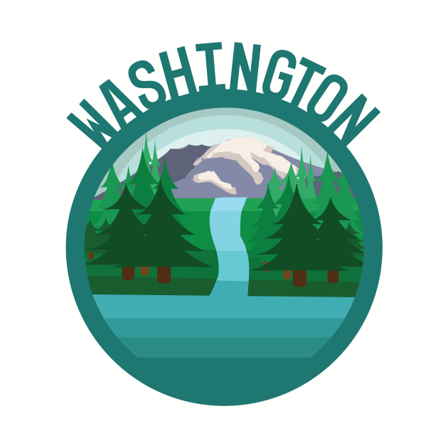 Washington Pride Badge by Wolfy's Studio