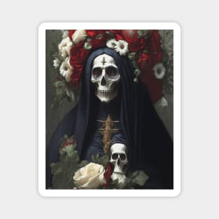 Painting of Santa Muerte Magnet