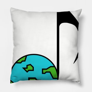 The world of music Pillow