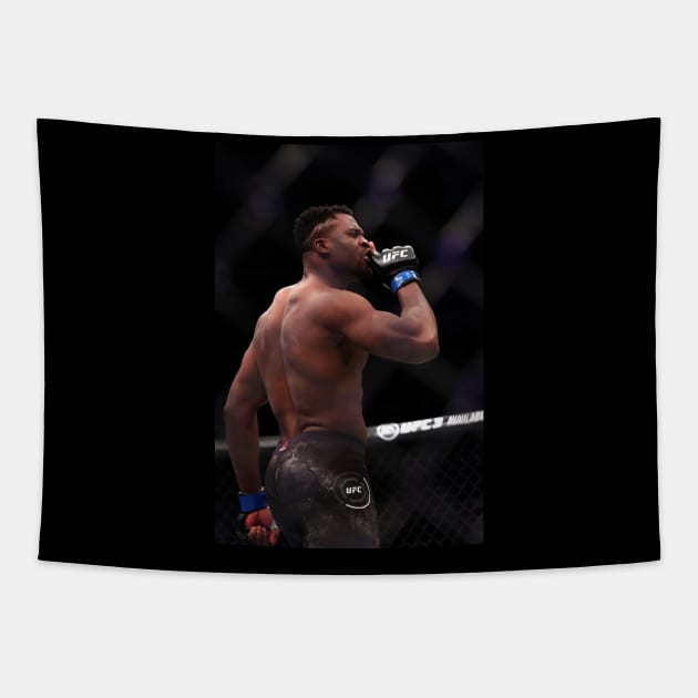 Francis 'The Predator' Ngannou Tapestry by Fit-Flex