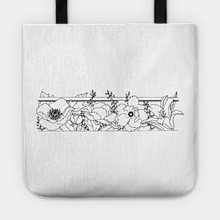 Floral Band Tote