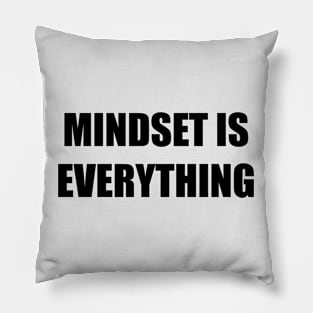 Mindset Quote Simple Typography Pillow