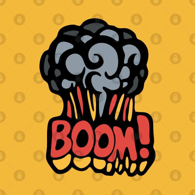 Boom Explosion illustration by Cofefe Studio