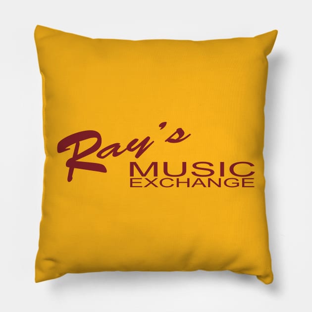 Ray's Music Exchange - The Blues Brothers Pillow by G. Patrick Colvin