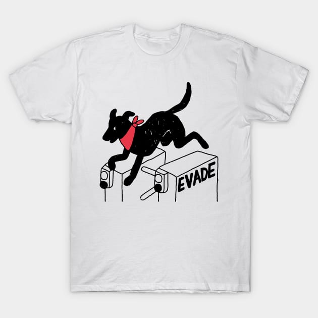 Negro Matapacos Riot Dog - Protest, Fare Evasion, Street Art - Socialist -  T-Shirt