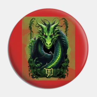 Inferno the Firestorm Dragon Pin