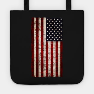 Vintage USA Flag, All American Flag, Distressed Worn United States Flag US 4th of July Flag, 4 de Julio Ropa Tote