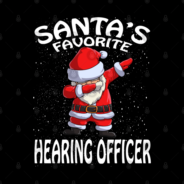 Santas Favorite Hearing Officer Christmas by intelus