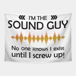 Sound Guy Funny Sound Engineer Tapestry