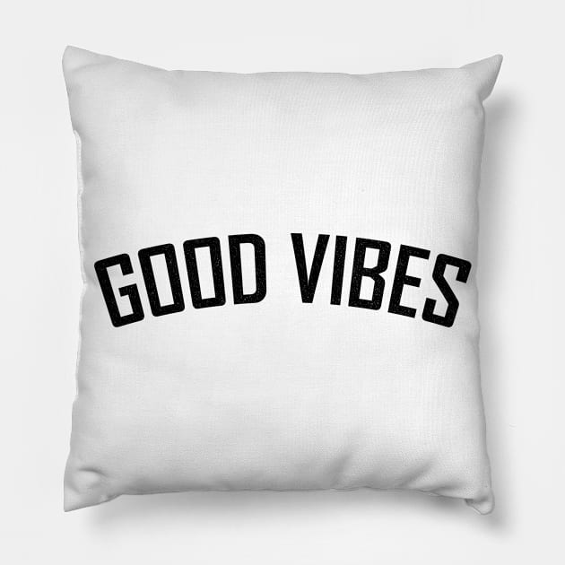 Good vibes Pillow by MadebyTigger