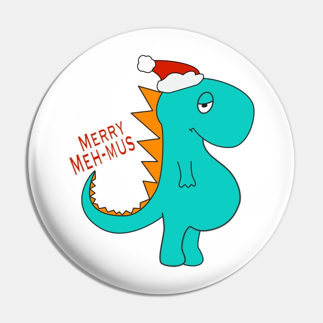 Ugly Christmas Merry Meh Mus Monster Pin by rayraynoire