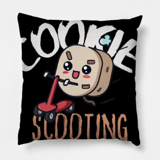 Funny E-Scooter, Cute Kawaii Cookie Driving Scooter Pillow