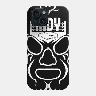 Indy Lucha (white mask) Phone Case