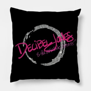 Decibel Jones & The Absolute Zeroes (Pink) Pillow