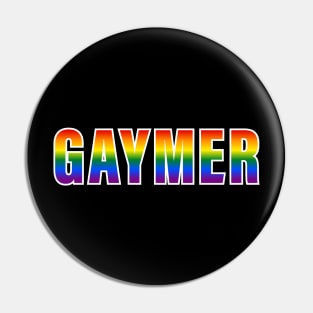 Rainbow Gaymer LGBTQ Pride Pin