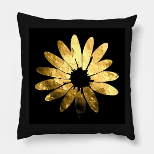 Golden flower Pillow