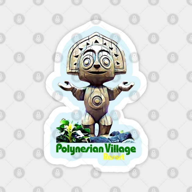 Polynesian Village Resort Maui Magnet by Tomorrowland Arcade